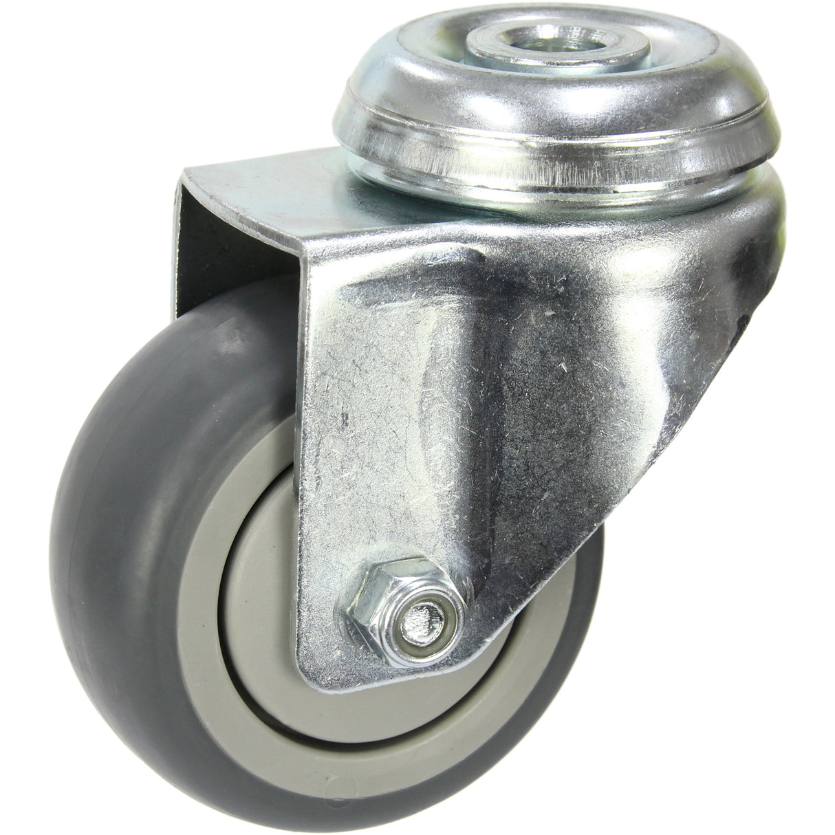 MZGRQ75BH - 85 Kg Bolt-Hole 75mm Grey Rubber