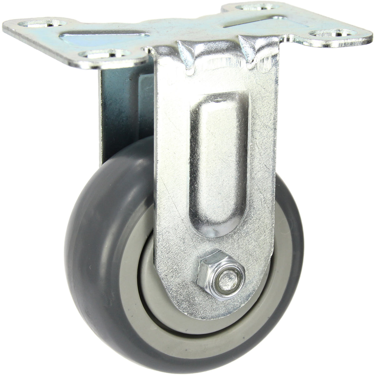 MZGRQ75F - 85 kg Fixed Plate 75mm Grey Rubber
