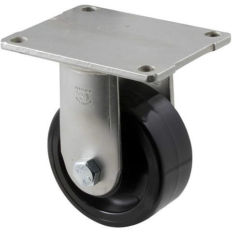 ONR100/HZF <span>350 Kg Fixed Plate 100mm Black Nylon</span>