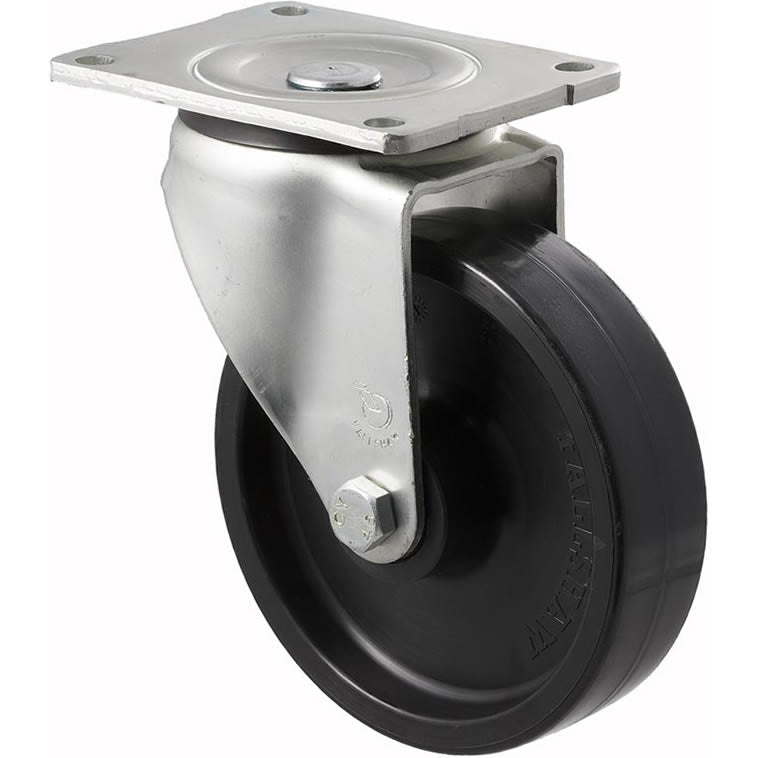 ONR150/OZP - 450 kg Swivel Plate 150mm Black Nylon