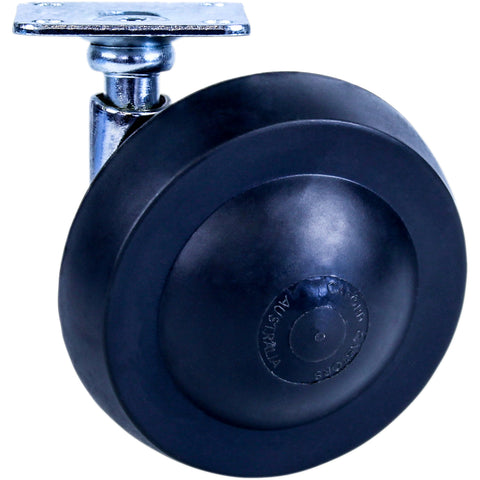 P70-01 CP (set of 4) <span>40 Kg Swivel Plate 70mm Polyurethane</span>