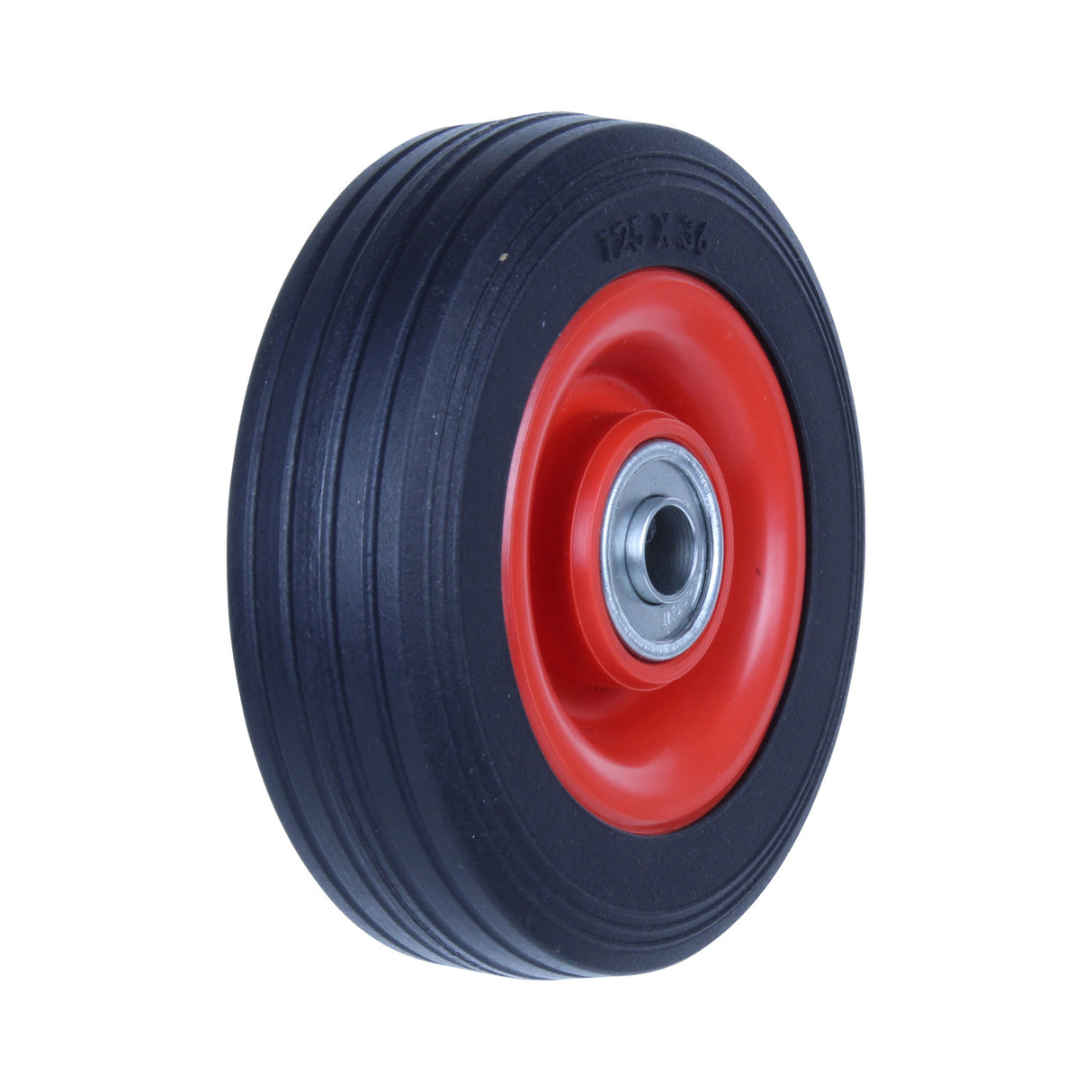 PRB125 - 50 Kg 125mm Black Rubber