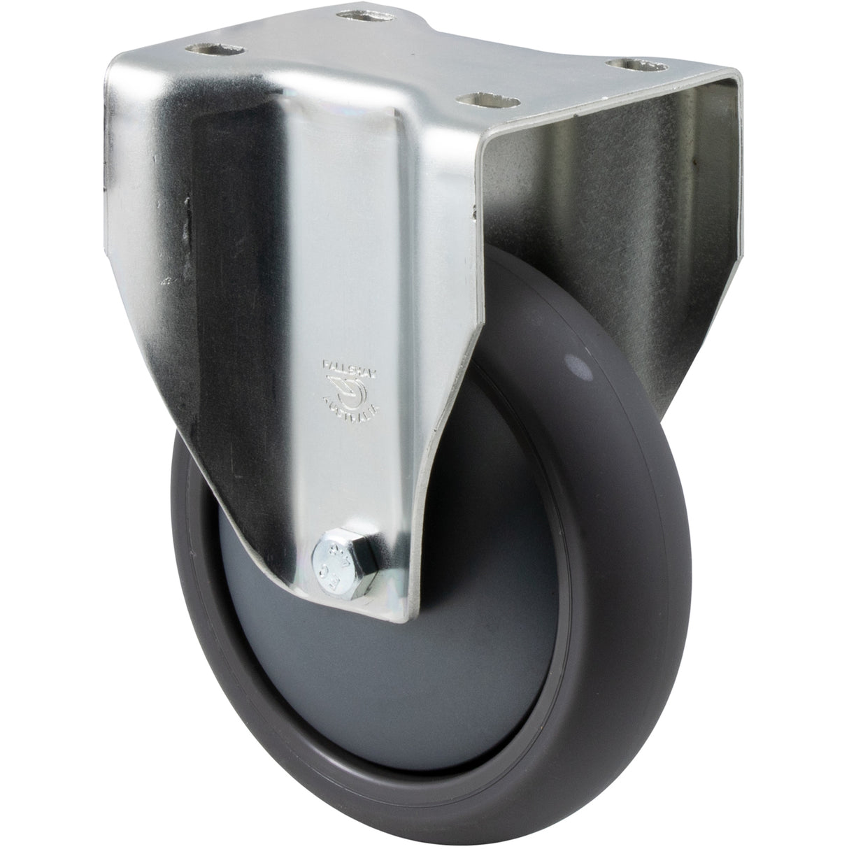 QUQ125G/MZF - 200 Kg Fixed Plate 125mm Polyurethane