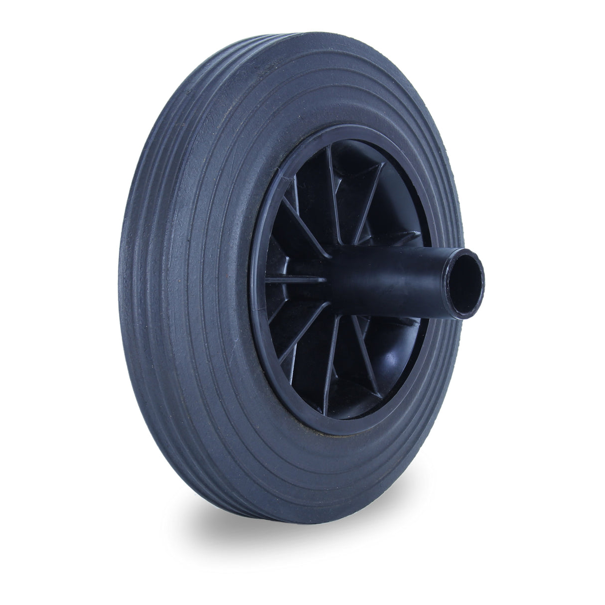 RPL200(DTR) 100 Kg 200mm Black Rubber
