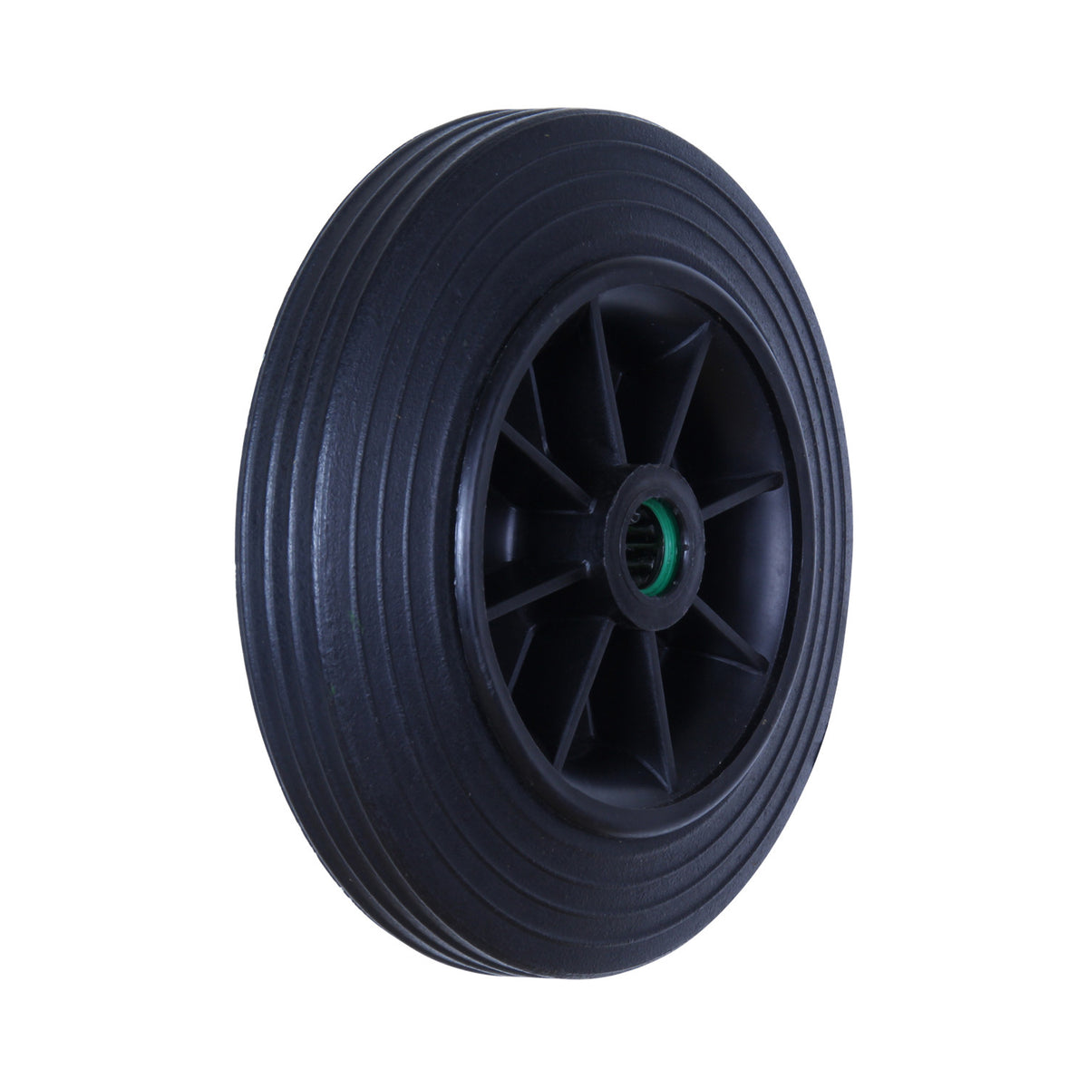 RRR200 - 100 kg 200mm Black Rubber