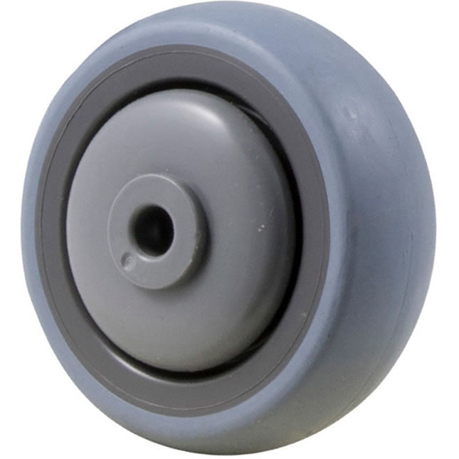 STQ75G - 100 Kg 75mm Grey Rubber