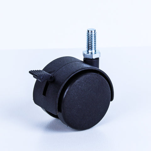 TW50-3/8BR <span>40 Kg Swivel 3/8" BSW Wheel Brake 50mm Nylon</span>