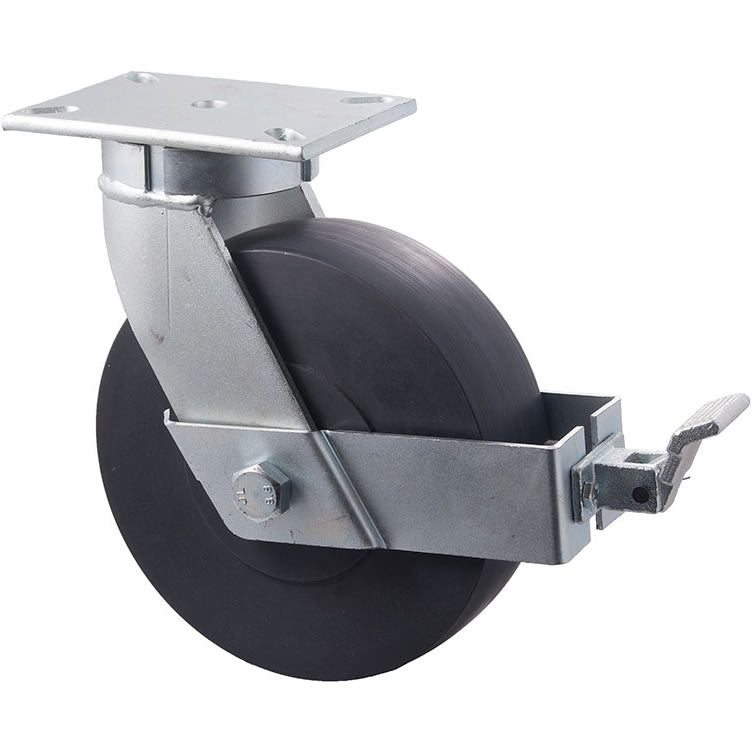 VXQ250/VZPBR - 2450 kg Swivel Plate Brake 250mm High Impact Polymer