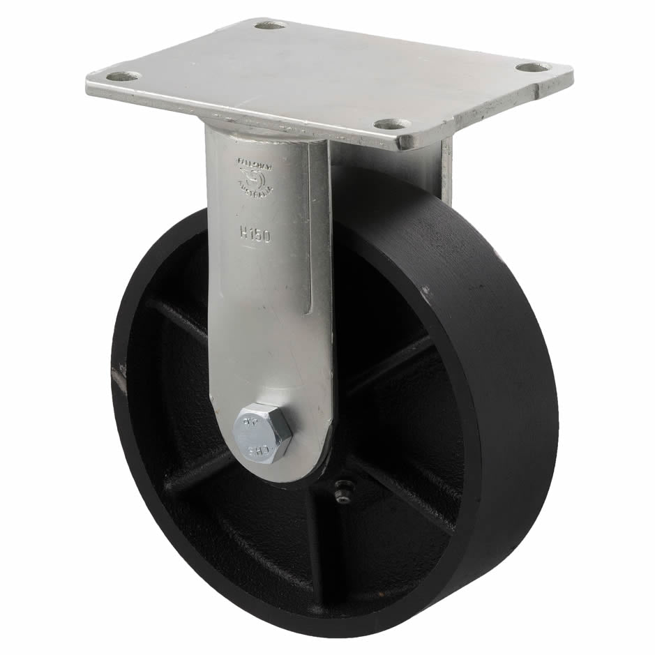 WCI150/HZF - 500 kg Fixed Plate 150mm Cast Iron