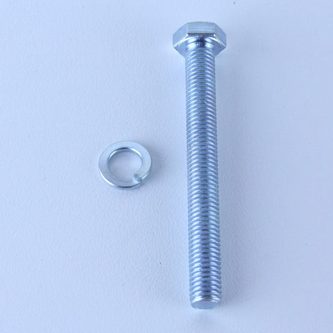 M10X90 Set Screw + Spring Washer Pack of 1 each to suit Bolt-Hole Castors
