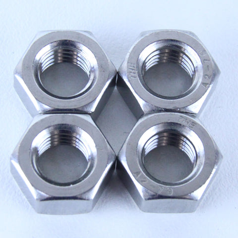 M12 S/S Plain Nut Pack of 4 each