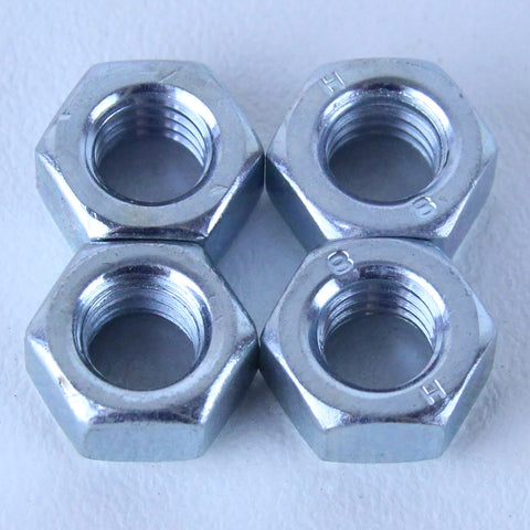 M8 Plain Nut Pack of 4 each