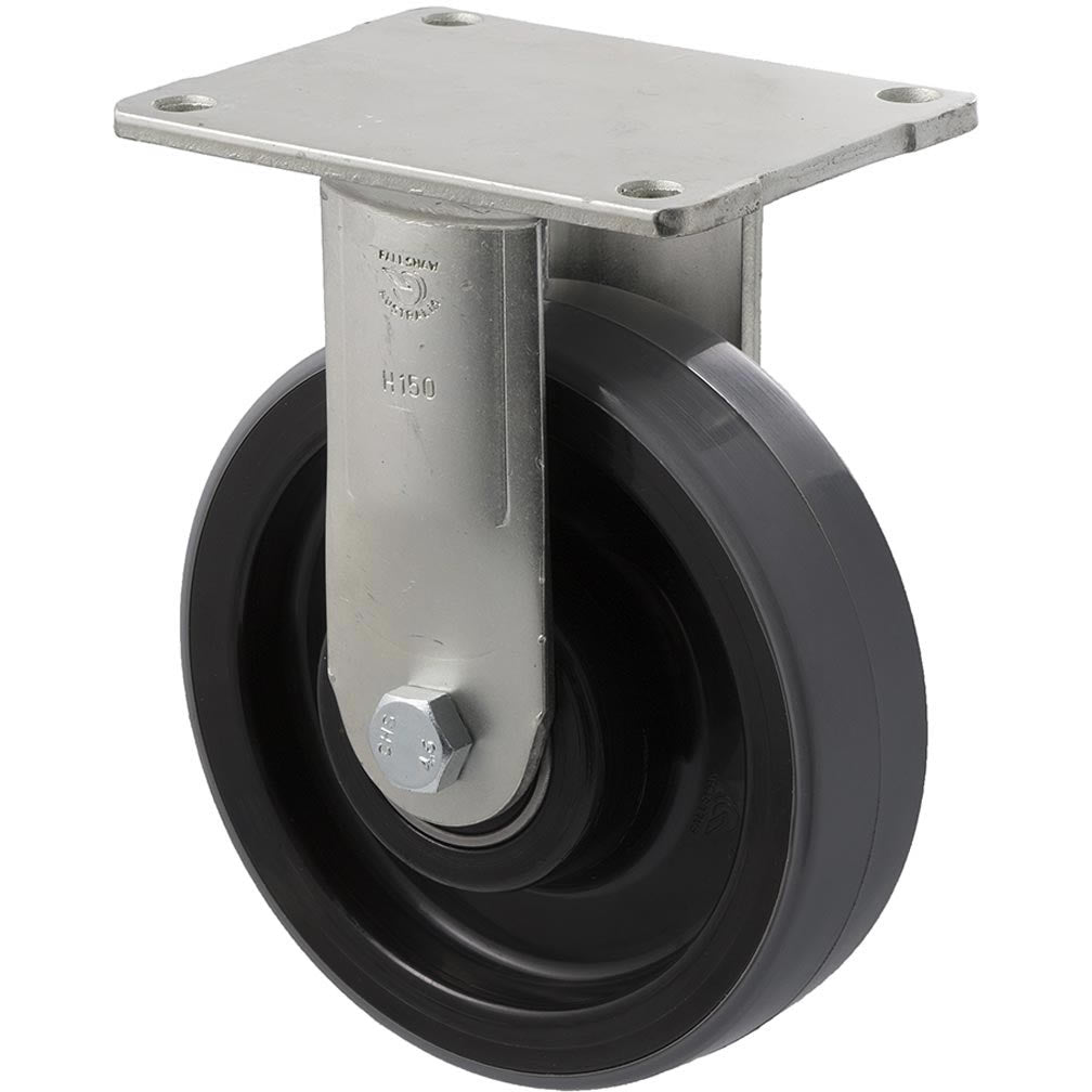 WUQ150/HZF - H SERIES 600 kg Fixed Plate 150mm Polyurethane