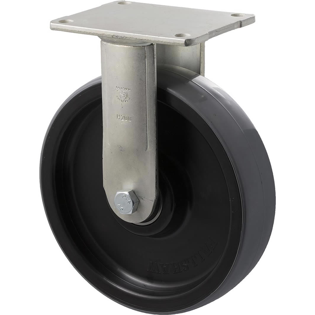 WUQ200/HZF - H SERIES 600 kg Fixed Plate 200mm Polyurethane