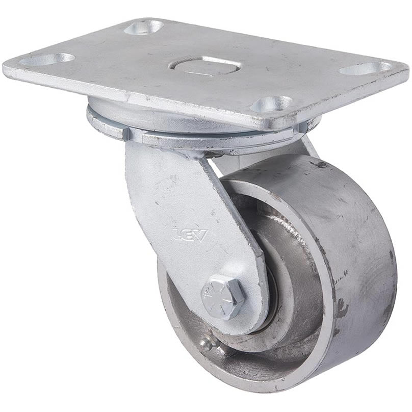 XCQ100/XZP - 450 Kg Swivel Plate 100mm Cast Iron
