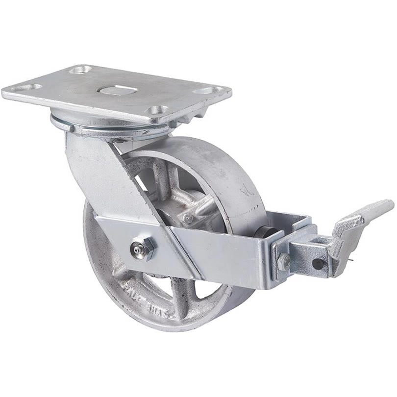 XCQ150/XZPBR - 630 Kg Swivel Plate Brake 150mm Cast Iron