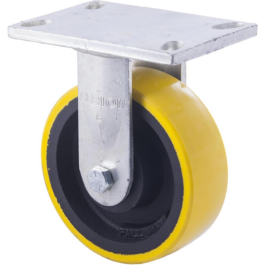 XUQ150/XZF - 1000 Kg Fixed Plate 150mm Polyurethane