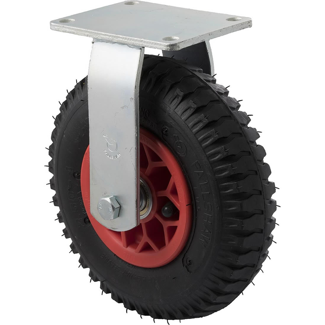 YLUG250/YZF - 100 kg Fixed Plate 220mm Black Rubber Pneumatic