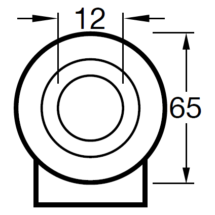 CFQ175/CPH - 45 Kg Bolt-Hole 175mm Foamed Urethane