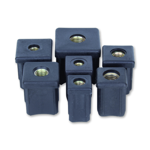 11/25/M10 <span> 25mm x 25mm Square Stainless Steel Threaded Tube Insert</span>