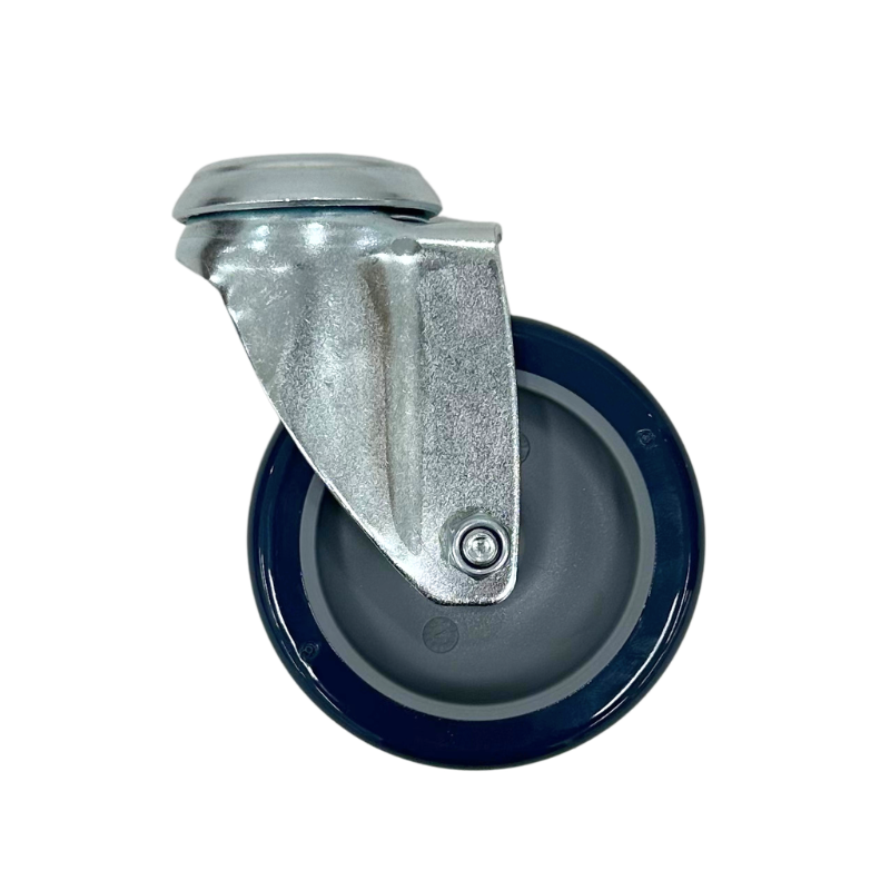 1470PAO075P30 - 60kg Bolt Hole Swivel 75mm Polyurethane