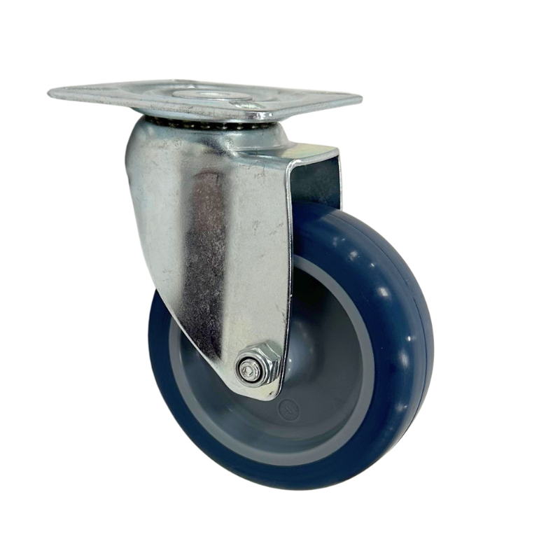 1470PAO075P40 - 60kg Swivel Plate 75mm Polyurethane