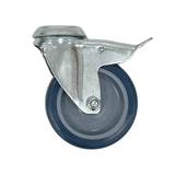 1477PAO075P30 - 60kg Bolt Hole Total Brake 75mm Polyurethane