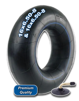 Spare Tube | 16x6.50-8 | Bent Valve