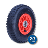 250X4LUG-PWB pneumatic wheel with 20 mm ball bearing