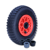 250X4LUG-PWA - 100 kg 220mm Plastic Centre Pneumatic Wheel