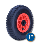 250X4LUG-PWA - 100 kg 220mm Plastic Centre Pneumatic Wheel
