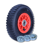 250X4LUG-PWB 220 mm plastic centre ball bearing pneumatic wheel