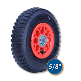250X4LUG-PWB pneumatic wheel with 5/8 inch ball bearing