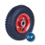 250X4LUG-SB - 120 kg 220mm Steel Centre Pneumatic Wheel