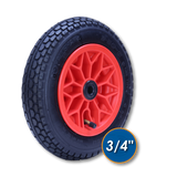 250X6IND-PWA - 110 kg 275mm Plastic Centre Pneumatic Wheel