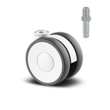 5920POH065L51-W 50 Kg Swivel 65mm Twin Wheel Polyamide