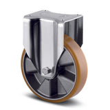 3648ITP125P63 - 500 Kg Fixed Plate 125mm Polyurethane