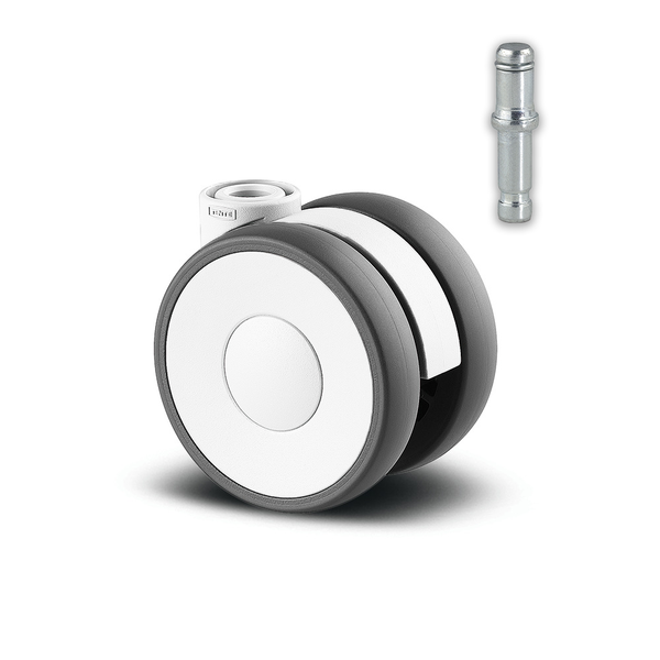5920POH065L51-W<span>50 Kg Swivel 65mm Twin Wheel Polyamide</span>