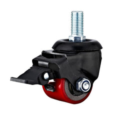 LHPUQ50BHWB(16) 300 kg M16 Wheel Brake 50mm Polyurethane