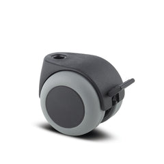 AA25PJI050L51-8 40 kg Swivel Wheel Brake 50mm Grey TPE