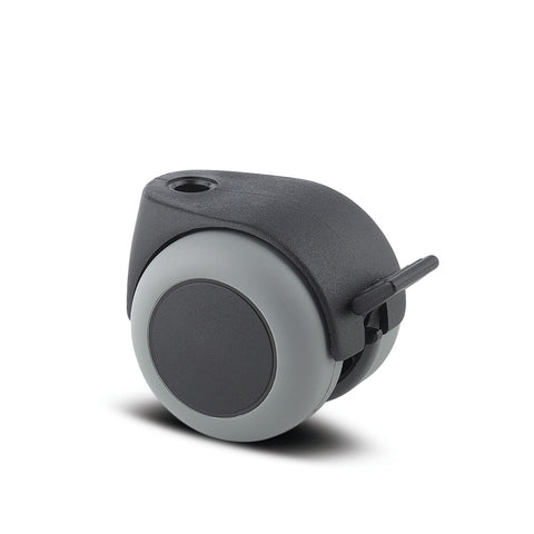 AA25PJI050L51-8 <span>40 Kg Swivel Wheel Brake 50mm Grey TPE</span>