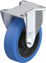 POEV125 - B-POEV125K-SB 200 Kg Fixed 125mm Blue Rubber