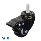 BPUQ50BHTB - 52 kg Swivel Bolt Hole Total Brake 50mm Polyurethane