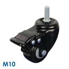 BPUQ50BHTB - 52 kg Swivel Bolt Hole Total Brake 50mm Polyurethane