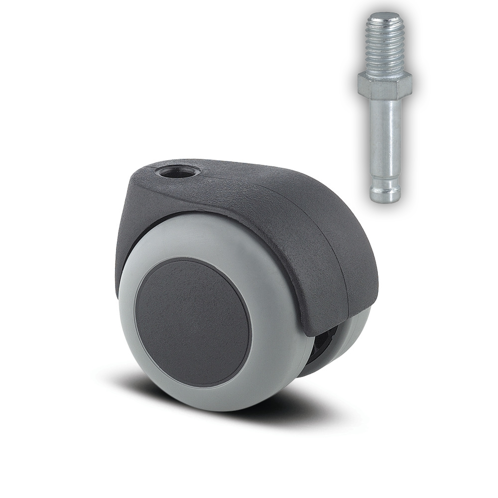 AA20PJI050L51-8 40 Kg Swivel 50mm Grey TPE