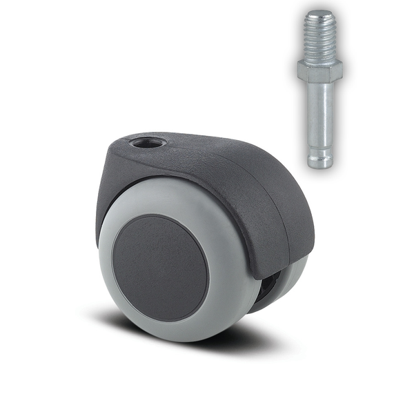 AA20PJI050L51-8 <span>40 Kg Swivel 50mm Grey TPE</span>