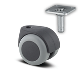 AA20PJI050L51-8 40 Kg Swivel 50mm Grey TPE