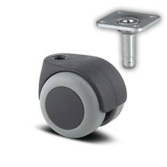 AA20PJI050L51-8 40 kg Swivel 50mm Grey TPE