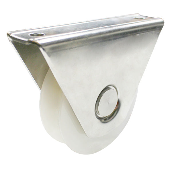 TW-U-90N-EM-SS 100 kg 90mm Nylon/Stainless Steel 20mm Round Groove