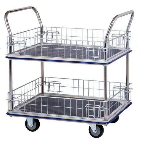 DDMT370 <span>370 Kg Double Deck Mesh Trolley </span><span style="color: #ff2a00;"><strong>In-store pickup required</strong></span>